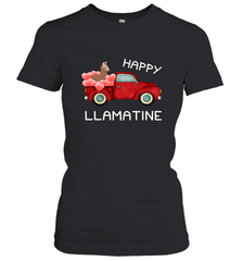 Happy Llamatine funny Valentine Day Llama costume Women's T-Shirt Women's T-Shirt - trendytshirts1