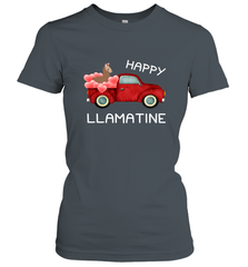Happy Llamatine funny Valentine Day Llama costume Women's T-Shirt Women's T-Shirt - trendytshirts1