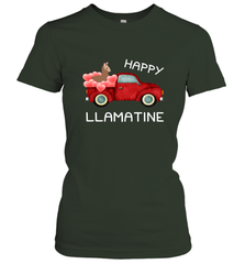 Happy Llamatine funny Valentine Day Llama costume Women's T-Shirt Women's T-Shirt - trendytshirts1
