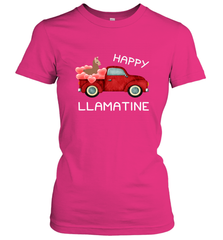 Happy Llamatine funny Valentine Day Llama costume Women's T-Shirt Women's T-Shirt - trendytshirts1