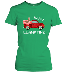 Happy Llamatine funny Valentine Day Llama costume Women's T-Shirt Women's T-Shirt - trendytshirts1
