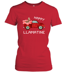 Happy Llamatine funny Valentine Day Llama costume Women's T-Shirt Women's T-Shirt - trendytshirts1