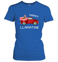 Happy Llamatine funny Valentine Day Llama costume Women's T-Shirt Women's T-Shirt - trendytshirts1