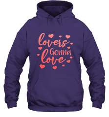 Lovers Gonna Love Quote Valentine's Day Romantic Fun Gift Hooded Sweatshirt Hooded Sweatshirt - trendytshirts1