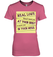 Real love funny quotes for valentine (2) Women's Premium T-Shirt Women's Premium T-Shirt - trendytshirts1