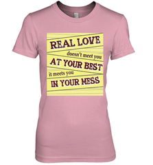 Real love funny quotes for valentine (2) Women's Premium T-Shirt Women's Premium T-Shirt - trendytshirts1