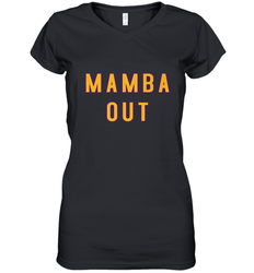 Mamba Out Limited Edition Farewell Tribute Women's V-Neck T-Shirt