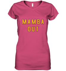 Mamba Out Limited Edition Farewell Tribute Women's V-Neck T-Shirt Women's V-Neck T-Shirt - trendytshirts1