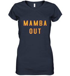 Mamba Out Limited Edition Farewell Tribute Women's V-Neck T-Shirt