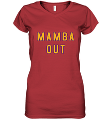 Mamba Out Limited Edition Farewell Tribute Women's V-Neck T-Shirt Women's V-Neck T-Shirt - trendytshirts1