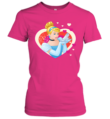 Disney Cinderella Valentine's Sparkle Hearts Women's T-Shirt Women's T-Shirt - trendytshirts1
