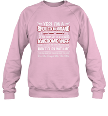 Spoiled Husband Property Of Freaking Wife Valentine's Day Gift Crewneck Sweatshirt Crewneck Sweatshirt - trendytshirts1