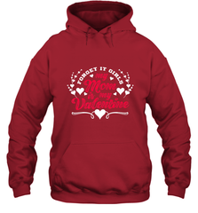 My Mom Is My Valentine's Day laudy Art Graphics Heart Hooded Sweatshirt Hooded Sweatshirt - trendytshirts1