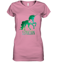 Lepricorn Leprechaun Unicorn shirt St Patricks Day Women's V-Neck T-Shirt Women's V-Neck T-Shirt - trendytshirts1