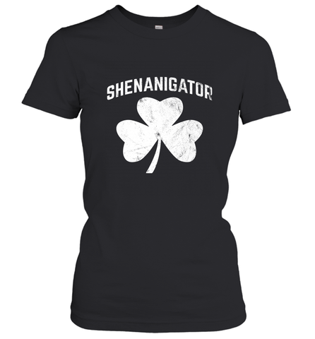 Shenanigator Funny St Patrick's Shamrock Women's T-Shirt Women's T-Shirt / Black / S Women's T-Shirt - trendytshirts1