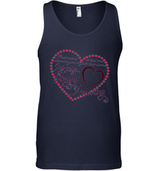 Describe your lover in two words symply...amazing valentine T shirt Men's Tank Top
