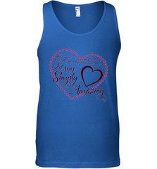 Describe your lover in two words symply...amazing valentine T shirt Men's Tank Top Men's Tank Top - trendytshirts1
