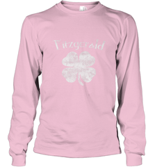 Vintage Fitzgerald Irish Shamrock St Patty's Day Long Sleeve T-Shirt Long Sleeve T-Shirt - trendytshirts1
