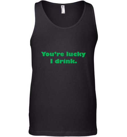 St. Patrick's Day Adult Drinking Men's Tank Top Men's Tank Top / Black / XS Men's Tank Top - trendytshirts1