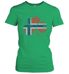 Norwegian Flag Irish Shamrock St Patricks Day Norge Women's T-Shirt Women's T-Shirt - trendytshirts1