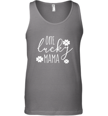 St Patricks Day Shirt One Lucky Mama Clover Shamrock Green Men's Tank Top Men's Tank Top - trendytshirts1
