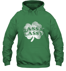 Sassy Lassy T Shirt Funny St. Patrick's Day Clover Hooded Sweatshirt Hooded Sweatshirt - trendytshirts1