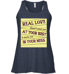 Real love funny quotes for valentine (2) Women's Racerback Tank Women's Racerback Tank - trendytshirts1