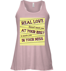 Real love funny quotes for valentine (2) Women's Racerback Tank Women's Racerback Tank - trendytshirts1