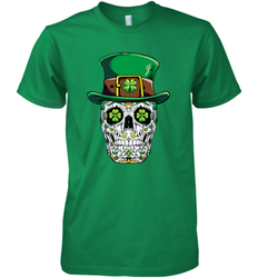 Sugar Skull Leprechaun T Shirt St Patricks Day Women Men Men's Premium T-Shirt