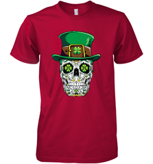 Sugar Skull Leprechaun T Shirt St Patricks Day Women Men Men's Premium T-Shirt Men's Premium T-Shirt - trendytshirts1