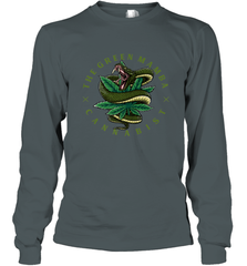 The Green Mamba, Cannabist, Weed Grower Pot Smoker Long Sleeve T-Shirt Long Sleeve T-Shirt - trendytshirts1