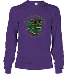 The Green Mamba, Cannabist, Weed Grower Pot Smoker Long Sleeve T-Shirt Long Sleeve T-Shirt - trendytshirts1