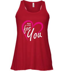 Pink Heart Valentine's Day Gifts Boyfriend Girlfriend Love Women's Racerback Tank