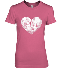 Love Valentines Day Heart Vintage Gift For Men Women Women's Premium T-Shirt Women's Premium T-Shirt - trendytshirts1