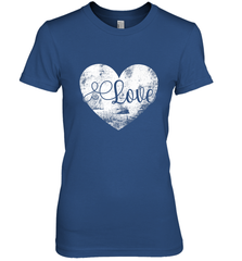 Love Valentines Day Heart Vintage Gift For Men Women Women's Premium T-Shirt Women's Premium T-Shirt - trendytshirts1