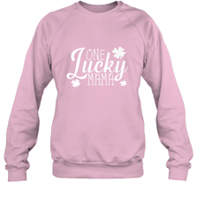 One Lucky Mama Shamrock Gift For Saint Patrick's Day Crewneck Sweatshirt Crewneck Sweatshirt - trendytshirts1