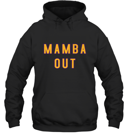 Mamba Out Limited Edition Farewell Tribute Hooded Sweatshirt Hooded Sweatshirt / Black / S Hooded Sweatshirt - trendytshirts1