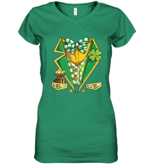 Leprechaun Costume Boys Kids St Patricks Women's V-Neck T-Shirt Women's V-Neck T-Shirt - trendytshirts1