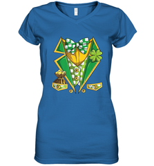 Leprechaun Costume Boys Kids St Patricks Women's V-Neck T-Shirt Women's V-Neck T-Shirt - trendytshirts1