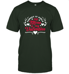 My Mom Is My Valentine's Day laudy Art Graphics Heart Men's T-Shirt Men's T-Shirt - trendytshirts1