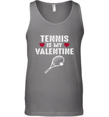 Tennis Is My Valentine Funny Gift For Women Men's Tank Top Men's Tank Top - trendytshirts1