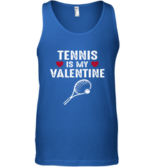 Tennis Is My Valentine Funny Gift For Women Men's Tank Top Men's Tank Top - trendytshirts1