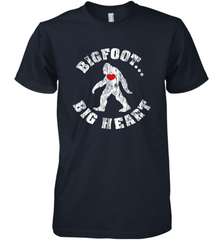 Bigfoot Heart Valentine's Day Lover Art Graphics Great Gift Men's Premium T-Shirt Men's Premium T-Shirt - trendytshirts1