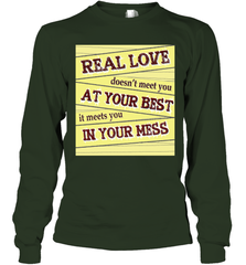 Real love funny quotes for valentine (2) Long Sleeve T-Shirt Long Sleeve T-Shirt - trendytshirts1