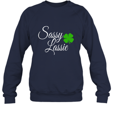 Sassy Lassie St Patty day Crewneck Sweatshirt