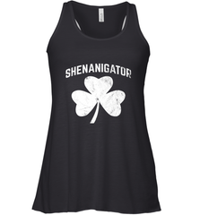Shenanigator Funny St Patrick's Shamrock Women's Racerback Tank Women's Racerback Tank - trendytshirts1