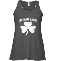 Shenanigator Funny St Patrick's Shamrock Women's Racerback Tank Women's Racerback Tank - trendytshirts1