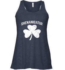Shenanigator Funny St Patrick's Shamrock Women's Racerback Tank Women's Racerback Tank - trendytshirts1