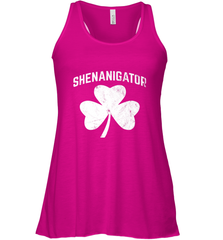 Shenanigator Funny St Patrick's Shamrock Women's Racerback Tank Women's Racerback Tank - trendytshirts1