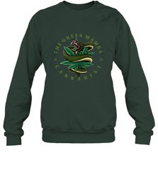 The Green Mamba, Cannabist, Weed Grower Pot Smoker Crewneck Sweatshirt Crewneck Sweatshirt - trendytshirts1